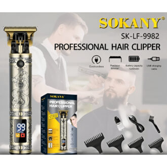 Sokany SK-LF-9992 Trimmer – Precision Beard, Mustache, and Hair Clipper  with Adjustable Length Settings